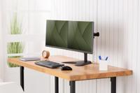 Digitus DA-90401 Monitor-tafelbeugel 2-voudig 38,1 cm (15) - 81,3 cm (32) Zwart, Zwart (mat) Draaibaar, In hoogte verstelbaar, Kantelbaar, Kantelbaar en - thumbnail