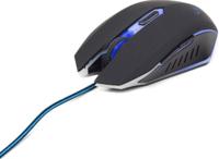 Gaming muis USB, zwart/blauw - thumbnail