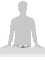 Patisse taartvorm antikleef 28 cm zilver - thumbnail
