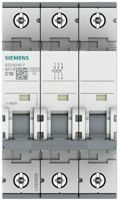 Siemens 5SY43167 5SY4316-7 Zekeringautomaat 16 A 230 V, 400 V