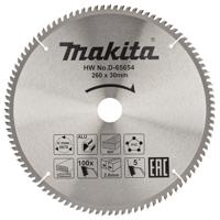 Makita Afkortzaagblad voor Multimaterial | Standaard | Ø 260mm Asgat 30mm 100T - D-65654 - thumbnail