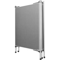 magnetoplan Presentatiewand Präsentationswandset Filz (b x h) 1200 mm x 1500 mm Vilt Grijs Tweezijdig te gebruiken, Inklapbaar, Prikbord 1101006 - thumbnail