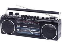 Trevi RR 501 BT Stereo Boombox draagbaar Bluetooth, USB, SD, MP3, zwart - thumbnail