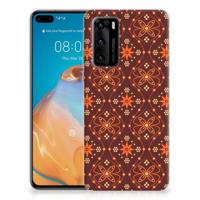 Huawei P40 | TPU bumper | Batik Brown - thumbnail