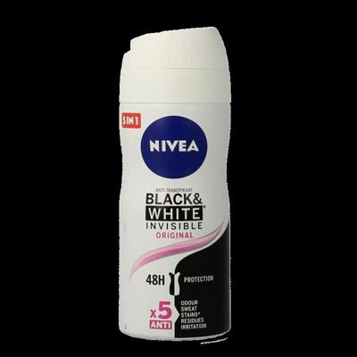Nivea Black & White Invisible Original Deodorant Spray Pocket