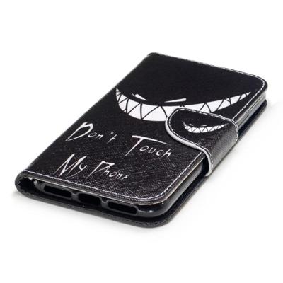 Gekleurde tekening patroon horizontale Flip lederen case voor Samsung Galaxy A10e met houder & kaartsleuven & portemonnee (SMIRK)