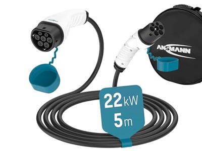 Ansmann Autolaadkabel 22 kW Type 2 - 5M - thumbnail