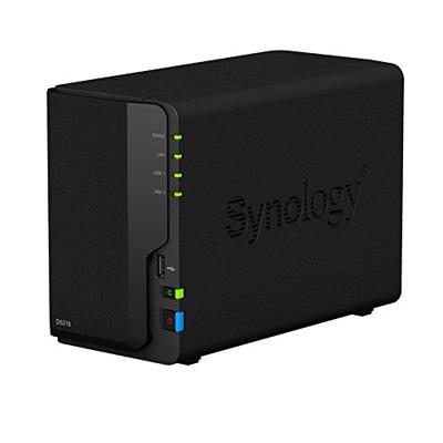 Synology DiskStation DS218 data-opslag-server NAS Desktop Ethernet LAN Zwart RTD1296