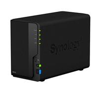 Synology DiskStation DS218 data-opslag-server NAS Desktop Ethernet LAN Zwart RTD1296 - thumbnail