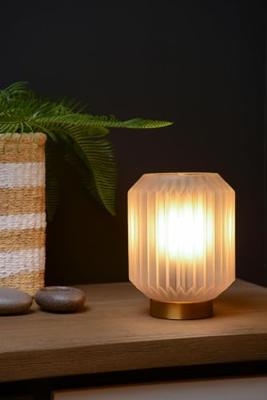 Lucide SUENO - Tafellamp - Ø 13 cm - 1xE14 - Wit Lucide SUENO - Tafellamp - Ø 13 cm - 1xE14 - Wit