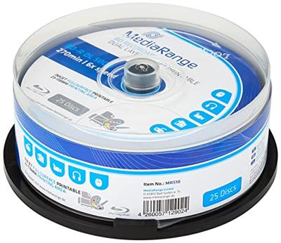 MediaRange MR510 Lees/schrijf blu-ray disc BD-R DL 50 GB 25 stuk(s)