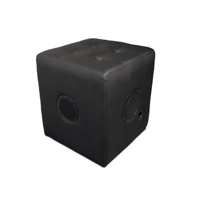 Poef met Speaker - Hocker Met Ingebouwde Bluetooth Speakers - Zwart (HPG522BT) Poef met Speaker - Hocker Met Ingebouwde Bluetooth Speakers - Zwart (HPG522BT)