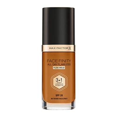 Max Factor Facefinity All Day Flawless 3 In 1 Foundation 30 ml W98 Warm Hazelnut Dames Max Factor Facefinity All Day Flawless 3 In 1 Foundation 30 ml W98 Warm Hazelnut Dames
