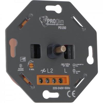 Prodim PD150 universele dimmer voor ledlampen Fase-afsnijding 3-150W