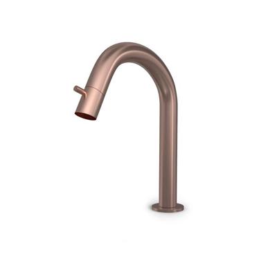 Fonteinkraan Hotbath Cobber 1-knop gebogen 19.3 cm Rond Geborsteld Koper PVD Fonteinkraan Hotbath Cobber 1-knop gebogen 19.3 cm Rond Geborsteld Koper PVD