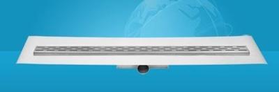 Easy Drain Compact FF afvoergoot enkele plaat met zijuitloop 6x70cm 50mm RVS edcomff700-50