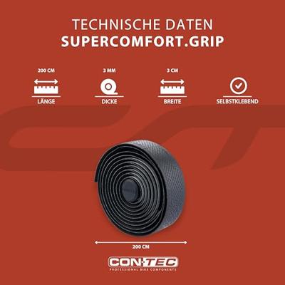 CONTEC stuurlint "supercomfort.grip" ct bar tape supercomfort.grip bl.