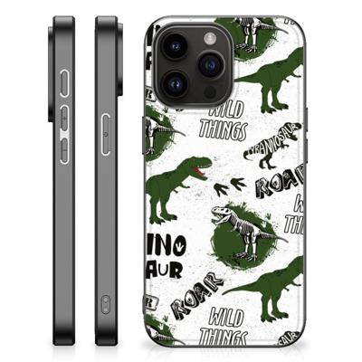 Dierenprint Telefoonhoesje voor iPhone 15 Pro Max Dinosaurus