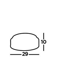 Searchlight BadkamerlampDiscs Ø 28cm chroom - 7039-28CC - thumbnail