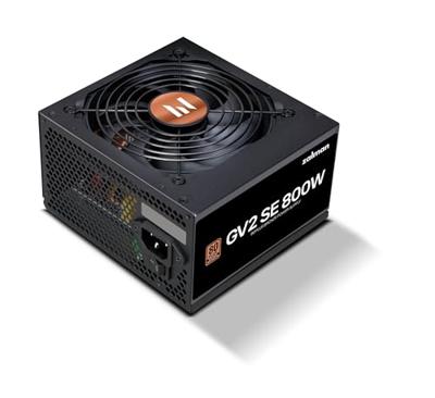 Zalman GV2SE power supply unit 800 W 20+4 pin ATX ATX Zwart Zalman GV2SE power supply unit 800 W 20+4 pin ATX ATX Zwart
