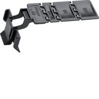 Hager BA7CLIP Bevestigingsclip Fixpin (b x h x d) 70.0000 x 20.0000 x 8.0000 mm 1 stuk(s) Meerdere kleuren - thumbnail