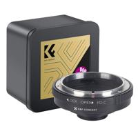 K&F Concept lens adapter Canon FD naar C-Mount voor cine en CCTV camera's - thumbnail