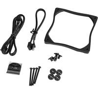 NoiseBlocker BlackSilent Pro PE-P PC-ventilator Zwart (b x h x d) 92 x 92 x 25 mm - thumbnail