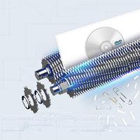 Peach PS500-40 Papierversnipperaar 10 vellen Cross cut 5 x 16 mm P-4 21 l Ook geschikt voor Nietjes - thumbnail