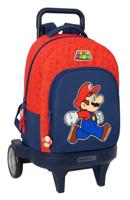 Schoolrugzak Super Mario Trick Rood Donkerblauw 33 x 45 x 22 cm - thumbnail