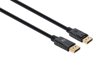 Manhattan 355568 DisplayPort-kabel DisplayPort Aansluitkabel DisplayPort-stekker, DisplayPort-stekker 1.00 m Zwart Afgeschermd (drievoudig), PVC-mantel, Manhattan 355568 DisplayPort-kabel DisplayPort Aansluitkabel DisplayPort-stekker, DisplayPort-stekker 1.00 m Zwart Afgeschermd (drievoudig), PVC-mantel,