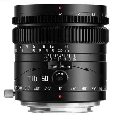 TTArtisan Tilt 50mm F/1.4 Sony E Black