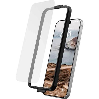 Urban Armor Gear Tempered Glass 14436411NA Screenprotector (glas) Apple iPhone 16 Pro Max 1 stuk(s) Anti-vingerafdruk, Krasvast