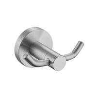 Handdoekhaak Best Design Platto Dubbele Haak RVS - thumbnail