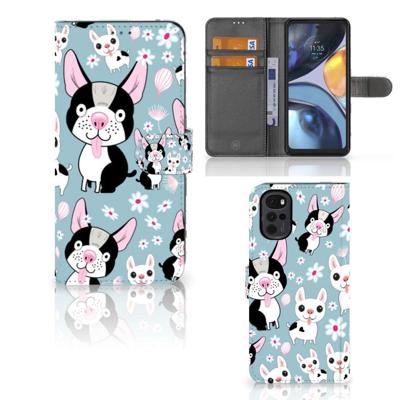 Motorola Moto G22 | Telefoonhoesje | Met pasjeshouder | Hondjes Motorola Moto G22 | Telefoonhoesje | Met pasjeshouder | Hondjes