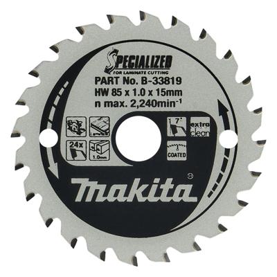 Makita Accessoires Cirkelzaagblad Laminaat | Specialized 85x15x1,0 24T 7g - B-33819 B-33819