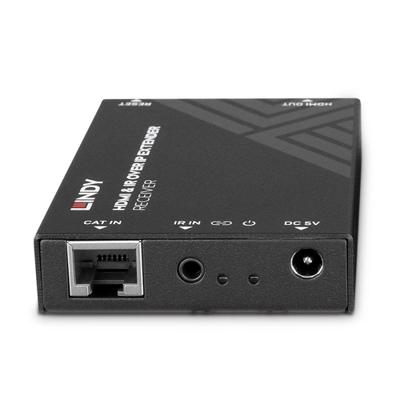 LINDY HDMI & IR über IP Receiver HDMI-ontvanger RJ45, Infrarood 150 m
