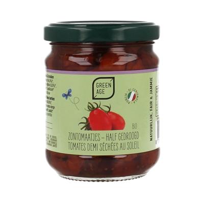 GreenAge Zongedroogde Tomaatjes In Olie 190 gram