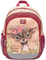 Belmil rugzak met hert junior 12 liter polyester rood - thumbnail