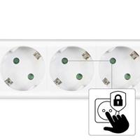 Hama Distribution Panel 6 Sockets Child-proof 1.4 M White - thumbnail