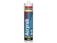 Soudal Acryrub CF2 | Acrylaatkit | Wit | 310 ml - 121616 - thumbnail