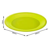 Rotho Caruba Plat Bord 26 cm Limoengroen - thumbnail