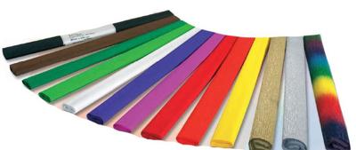 Crepepapier folia 50x250cm 10vel 161 kastanjebruin | 10 stuks