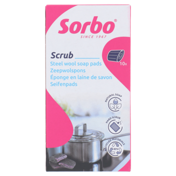 Sorbo zeepwolsponsjes 10 stuks