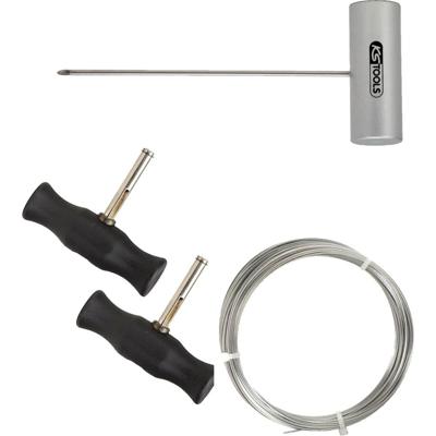 Draadsnijdset met 4-kant snijdraad, 4-delig KS Tools 140.2250 Draadsnijdset met 4-kant snijdraad, 4-delig KS Tools 140.2250