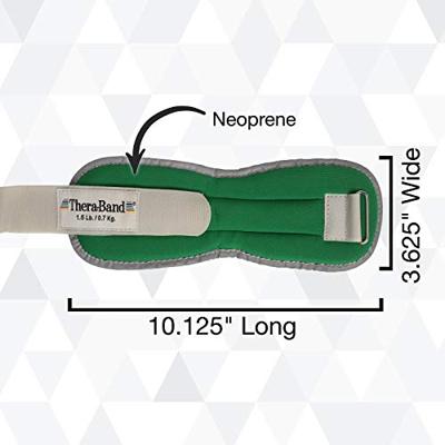 Theraband enkel & pols gewichtsmanchetten - groen