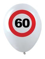 Ballonnen verkeersbord 60 (12 st) - thumbnail
