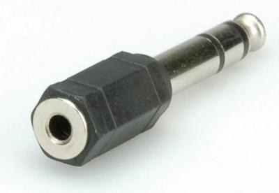 ROLINE stereo-adapter 6,35 mm mannelijk - 3,5 mm vrouwelijk