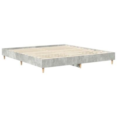 Bedframe zonder matras 180x200 cm spaanplaat betongrijs