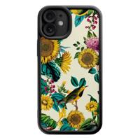iPhone 11 zwarte case - Sunflowers - thumbnail