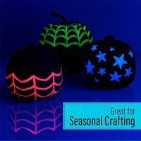 FolkArt • neon blacklight blue - thumbnail